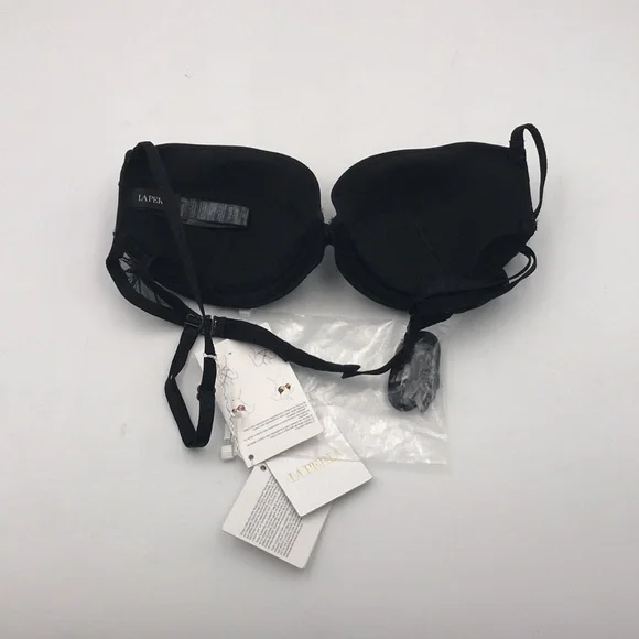 La Perla Daily Design Push Up Black Convertible Padded Bra